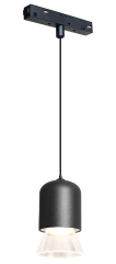 Трековый магнитный светильник iLedex Vision 4822-015-D72-8W-38DG-4000K-BK