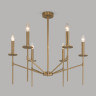 Люстра на штанге Eurosvet Anders 60142/6 латунь Smart a061930