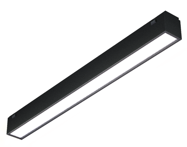 Трековый магнитный светильник iLedex Vision 4825-038-L293-12W-110DG-3000K-BK