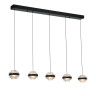 Подвесной светильник MD22030002-5B black/clear