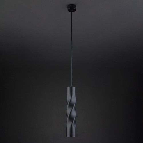 Подвесной светодиодный светильник Eurosvet Scroll 50136/1 LED черный