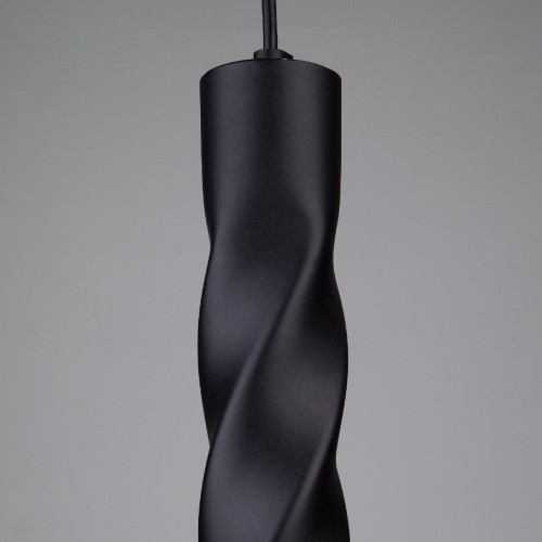 Подвесной светодиодный светильник Eurosvet Scroll 50136/1 LED черный