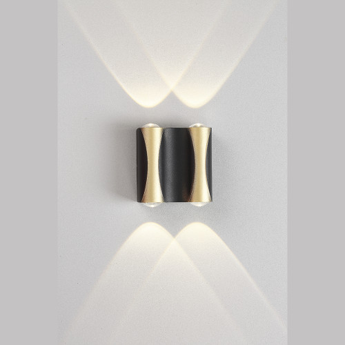 Уличный настенный светильник Crystal Lux CLT 022W2 BL-GO 4000K