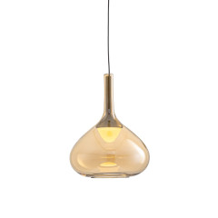 Подвесной светильник MD25001005-1A brass/amber