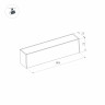 Трековый светильник Arlight Mag-Flat-25-L800-24W Warm3000 034213