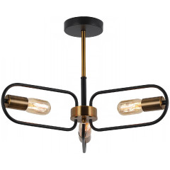 Люстра на штанге Illumico IL8253-3COU-79 BK GD