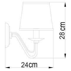 Бра Arte Lamp Furore A1150AP-1CC