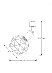 Спот Arte Lamp A6141PL-1BK