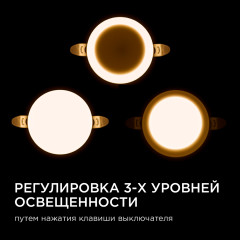 Встраиваемая светодиодная панель безрамочная Apeyron FLP 06-100