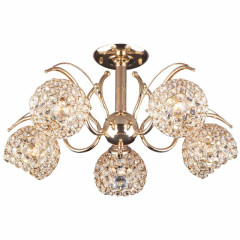 Потолочная люстра Eurosvet 7777/5 золото