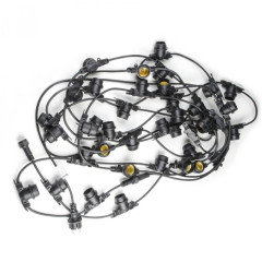 Уличная гирлянда Uniel (UL-00007150) черный UDL-K121 10/E27/5M 5C IP65 Black Belt-Light