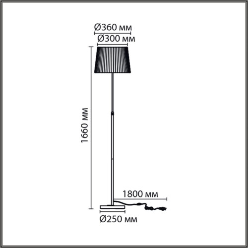 Торшер Lumion Moderni Tune 8302/2
