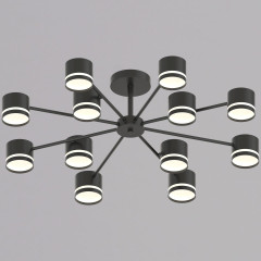 Люстра на штанге Reluce 89730-0.3-12 GX53 BK