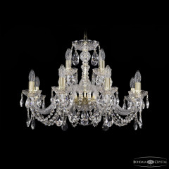 Подвесная люстра Bohemia Ivele Crystal 1402/8+4/240 G