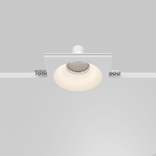 Встраиваемый светильник Maytoni Technical Gyps Modern DL129-GU10-01-W