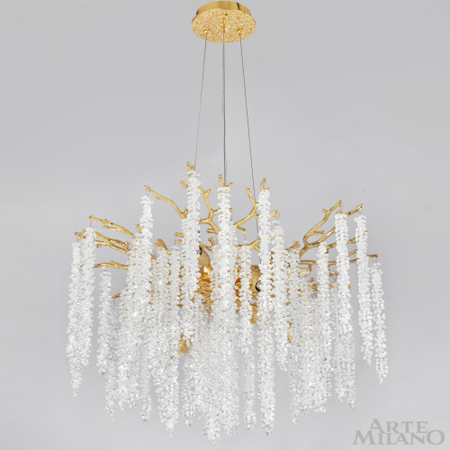 Подвесная люстра Arte Milano Milan 239801/D600/8/A Gd