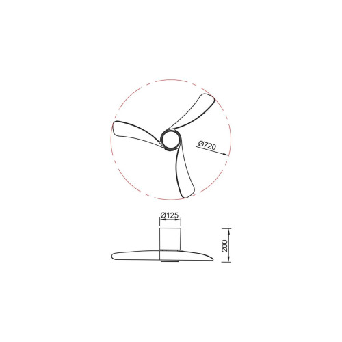 Люстра-вентилятор Mantra Nemo 9053