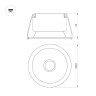 Встраиваемый светильник Arlight MS-HARBOR-R82-10W Warm2700 054475
