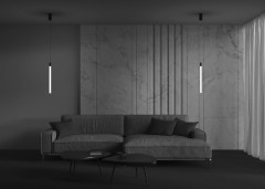 Подвесной светодиодный светильник Maytoni Technical Ray P022PL-L10B