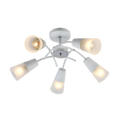 Люстра на штанге Escada Calla 1109/5P White