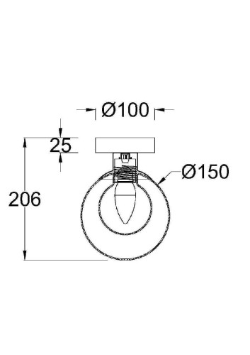 Бра Maytoni Basic form MOD521WL-01G1