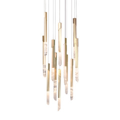 Каскадная люстра Delight Collection Vita MD7747-12B (new) br.brass