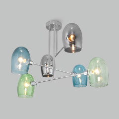 Люстра на штанге Eurosvet Gardie 70141/6 хром