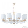 Подвесная люстра Arte Milano Florentia-2457 302457/8 Wh/Gd