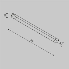 Трековый однофазный светильник Maytoni Technical Basis TR000-1-24W3K-W_1