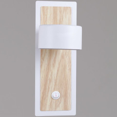 Настенный светильник Reluce 12540-0.2-01 WH+WOOD