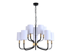 Подвесная люстра Newport 35210/С black+brass М0071484