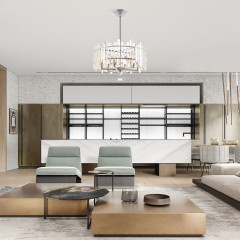 Люстра на штанге Arte Milano Sorrento 372409/6/350/470 CR