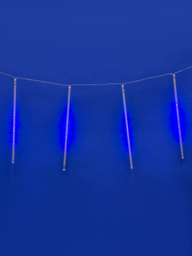 Уличная светодиодная гирлянда (11123) Uniel занавес Падающие звезды 220V синий ULD-E2405-240/DTK BLUE IP44 METEOR