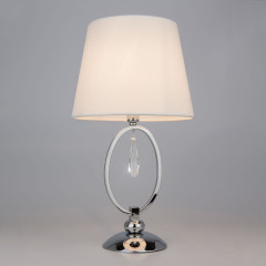 Настольная лампа Eurosvet Madera 01055/1 хром/прозрачный хрусталь Strotskis