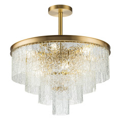 Люстра на штанге Belfast Harland 6308-6 BR CL