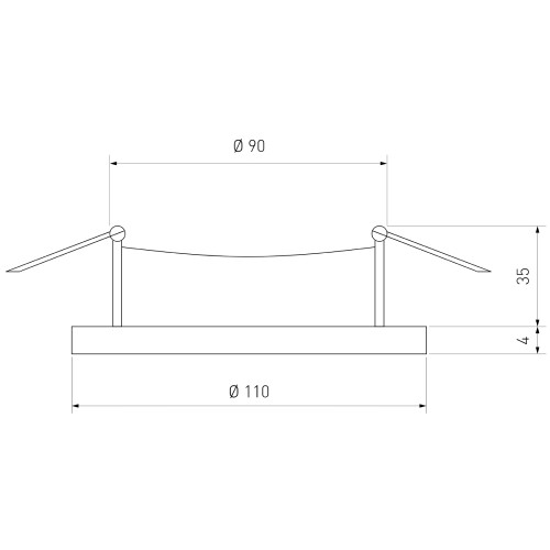 Встраиваемый светильник Elektrostandard 1071 GX53 WH белый 4690389102837