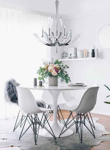 Подвесная люстра Delight Collection Ice Kingdom P68028L-6 chrome