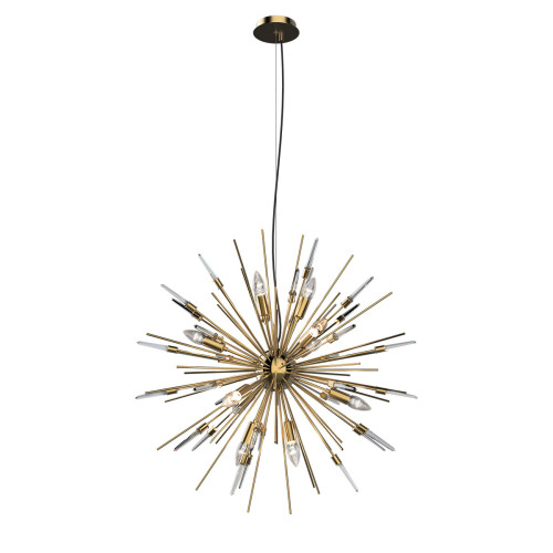 Подвесная люстра Delight Collection Boivin MD2094-12A gold/clear crystal