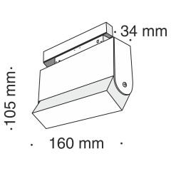 Трековый светильник Maytoni Track lamps TR013-2-10W3K-B