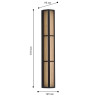 Уличный настенный светильник Favourite Trellis 4824-3W