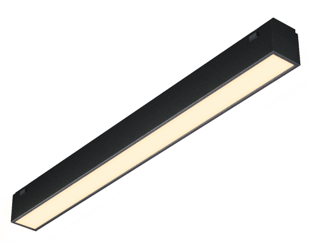 Трековый магнитный светильник iLedex Vision SMART 4825-038-L293-12W-110DG-BK