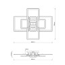 Потолочная люстра Escada Plain 10286/8LED