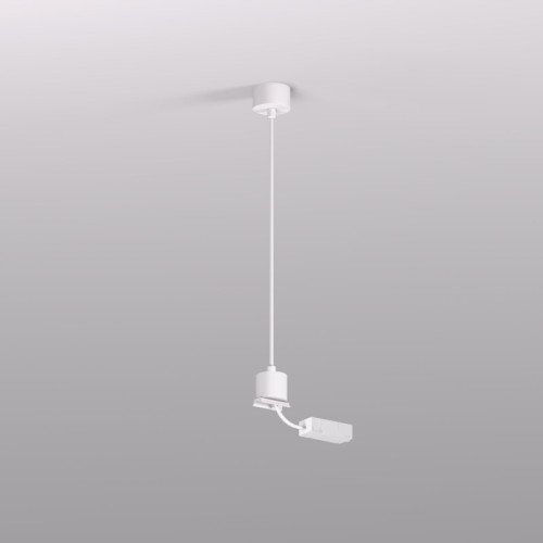 Подвод питания для подвесного монтажа трека Denkirs Smart Base TR2124-WH