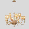Подвесная люстра Crystal Lux SILVESTRO SP12 AMBER