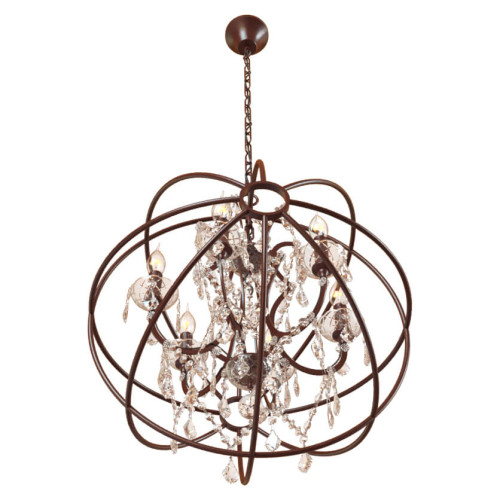 Подвесная люстра LOFT IT Foucaults orb crystal Loft1897/6