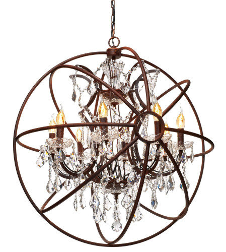 Подвесная люстра LOFT IT Foucaults orb crystal Loft1897/6