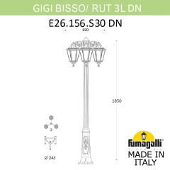 Садово-парковый светильник Fumagalli GIGI BISSO/RUT 3L DN E26.156.S30.WXE27DN