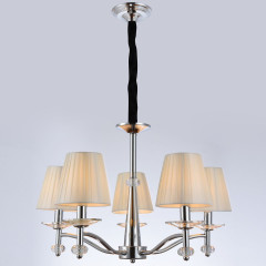 Подвесная люстра Illumico IL1151-5PPA-29 CR Romei