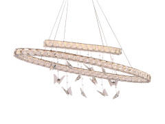 Подвесная люстра Newport 8120/120 oval chrome М0069613