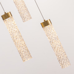Подвесной светильник MD24030028-3A brass/clear